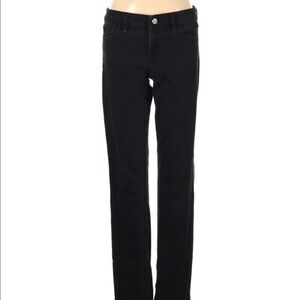 CABI size 4 black cuffed skinny jeans